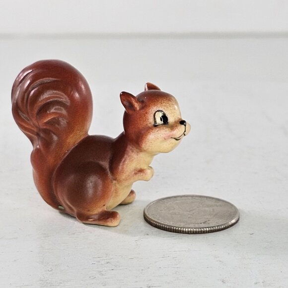 Josef Originals Squirrel Miniature Figurine Woodland Critter Cute Kitsch Animal - Picture 8 of 8